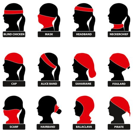 2-pakke Multifunksjonelle Bandanaer - Beskyttelse og Stil