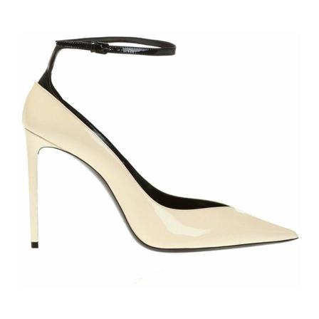 Saint Laurent Zoe 105 Patent Leather Pumps inbo, Dame, Størrelse: 37 EU