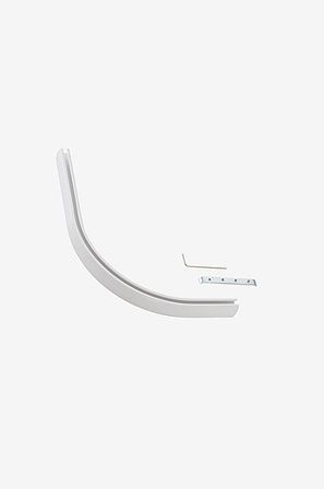 Jotex - Hoek Wit Wit - KURVAN - Koop Gordijnrails bij Jotex