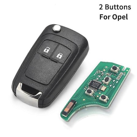 2/3/4/5 Painikkeen Auton Kaukosäätimen Avain DIY OPEL/VAUXHALL Astra J Corsa E Insignia Zafira C 2009-2016 315 / 433MHz ID46 Siru