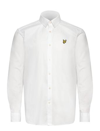 Long Sleeve Poplin Shirt White Lyle & Scott