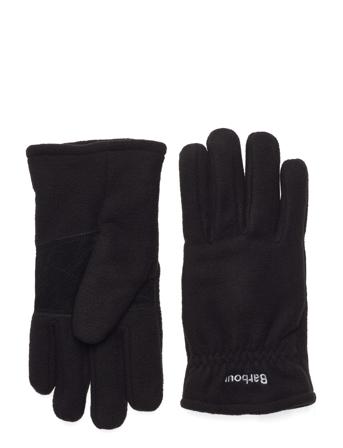 Barbour Coa Fl Glov Accessories Gloves Finger Gloves Svart Barbour