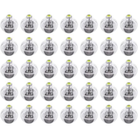 50 stk. Mini LED ballonlys, papirlys kuglelyslampe til julefestdekorationer