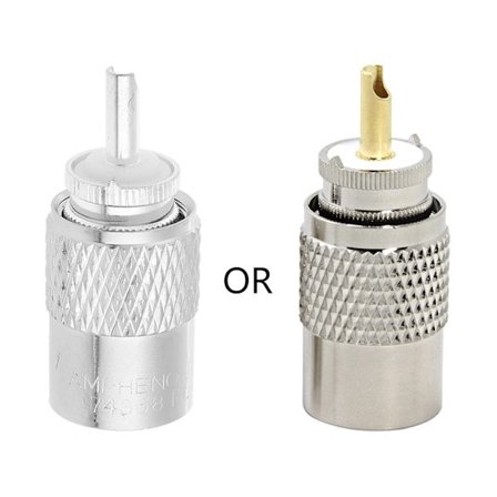 UHF-stik PL 259 hanstik til RG8X RG59 RG8-adapterstik UHF-tilpasningsstik