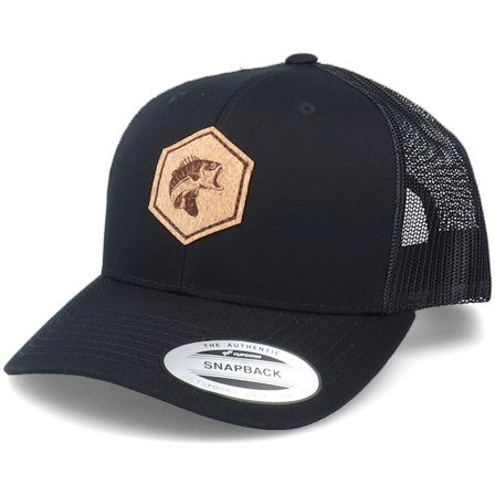 Hunter - Black trucker Czapka Z Daszkiem - Bass Patch Black Trucker @ Hatstore