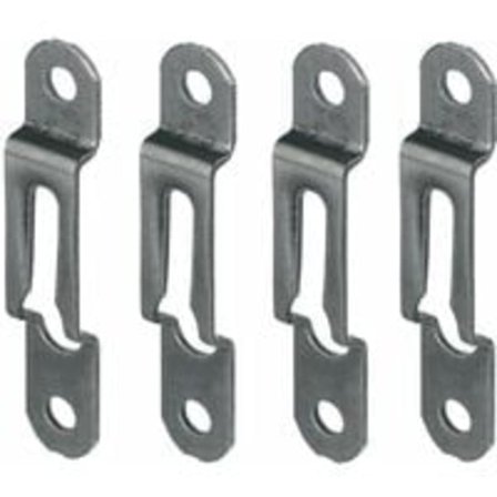 IC 4x asennuskiinnikkeet teräs pronssi puu paksuus 17mm x leveys 13mm kiinnitys elementit kiinnitys tuki pöytä runko huonekalu sänky jalusta kiinnitys