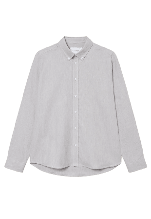 LES DEUX Desert Reg Shirt Skjortor Herr Grå M