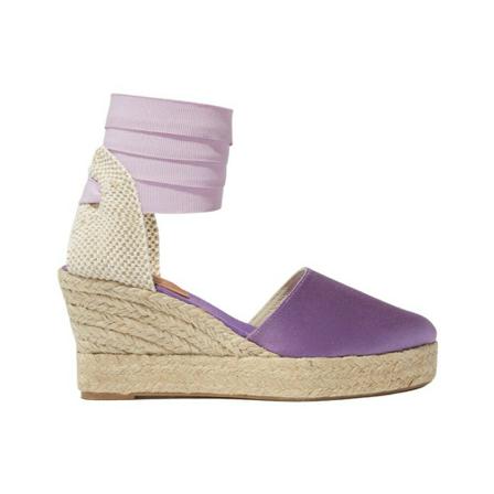 Scarosso Paloma Silk Espadrilles lila, Dam Kilklack, Dam, Storlek: 35 EU