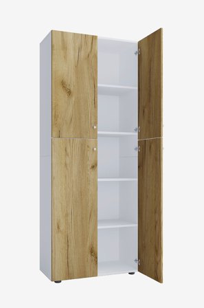 VCM - Kontorskab Lona Xxl med hængslede døre - Flerfarvet - Hylder & opbevaring - Fra Homeroom