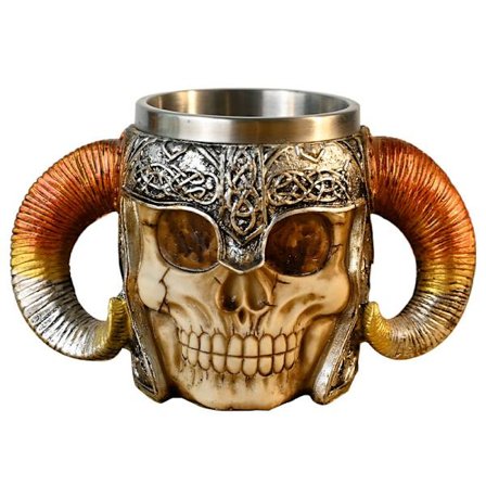 Skalle vinglas (med rostfritt stål foder) 1 styck