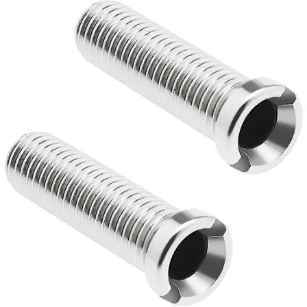 2 stk. 304 Rustfrit Stål Køkkenvask Si Skrue Gevind Spild Si Skrue Stik M12 45mm Vask Bolte Skrue Til Bassin Vask Si Prop