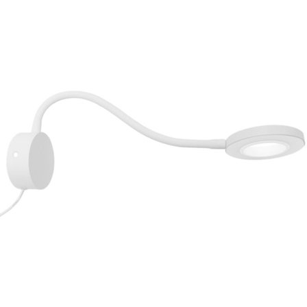 LED skrivebordslampe 5W -Dæmpning kabelbordlampe Clip på lys Læselampe væglampe Hvid