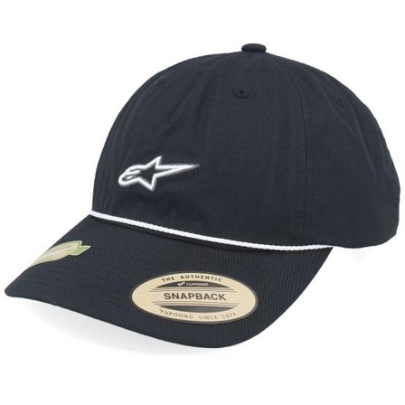 Alpinestars - Svart unconstructed Keps - Tyler Hat Black Dad Cap @ Hatstore