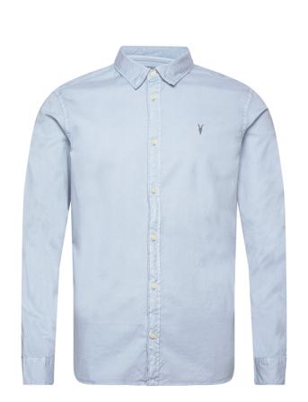 Hawthorne Ls Shirt Skjorte Business Blå AllSaints*Betinget Tilbud