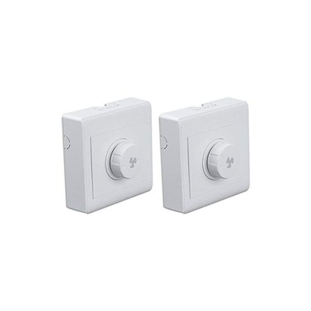 Pack Takfläkt Kontroll Steglös Hastighetsregulator Väggströmbrytare 220V 10A för 300W Dimmer