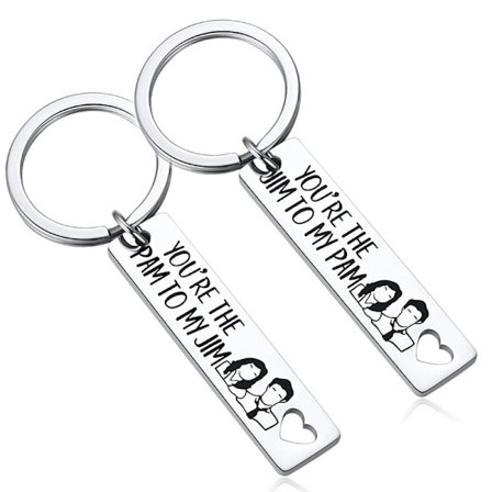 2-pack You Are My Jim Keychain Pam's Office TV Show Inspirationa