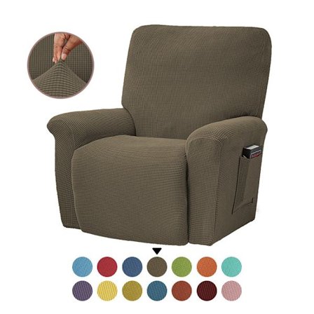 Elastiskt överdrag för recliner-soffa, lämpligt för alla årstider, med full täckning