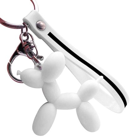 Hållbar Unik Ballong Hund Nyckelring