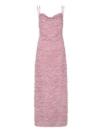 Vila Vikatty Strap Straight Maxi Dress/Dc/Ka - Pink - 34