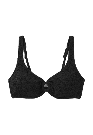 Avelie Lingerie Krinklad bikinitopp DAHLIA Bikini Svart M