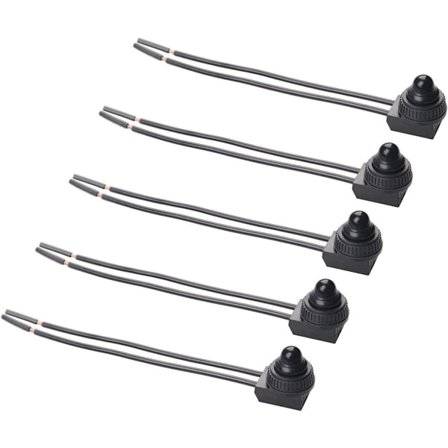 5 st 0~250V/3A självlåsande tryckknappsbrytare med trådlös vattentät brytare