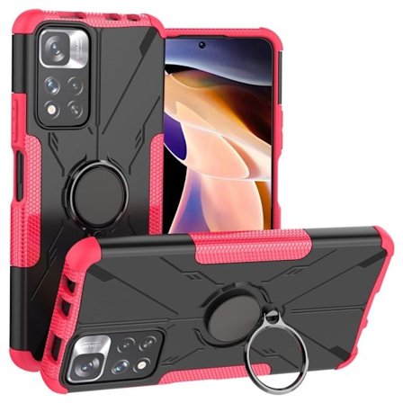 Kickstand-cover med magnetisk ark til Xiaomi Redmi Note 11 Pro Plus 5G / 11 Pro 5G - Rose