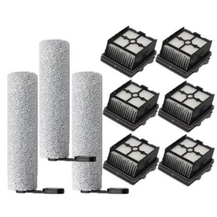 1 Set HEPA-filter Mjuk Rullborste Delar för First Floor 2.0 Slim Handhållen Dammsugare Sladdlös Dammsugare