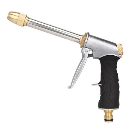 Vannslange Dyse Lang Stang Hageslange Dyse 360-graders Roterende Spray Hurtigkobling Lekkasjesikker Universal Metall Messing Sprøyte Slange Dyse