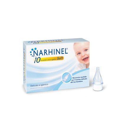 Narhinel 10 Ricambi Per Aspiratore Nasale Neonati E Bambini Con