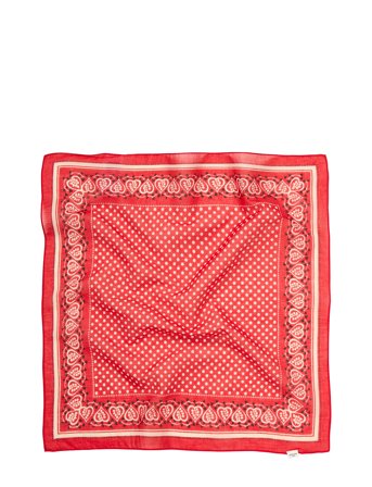 Hearty Cotta Scarf Red Becksöndergaard