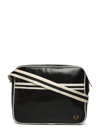 Classic Shoulder Bag Black Fred Perry