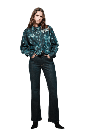 Neuw Kara Boot Prudence Rinse Denim Jeans Dam Blå w28l32