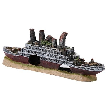 Titanic Forlist Vrag Båd Skib Akvarium Dekoration Ornament vrag ornamenter