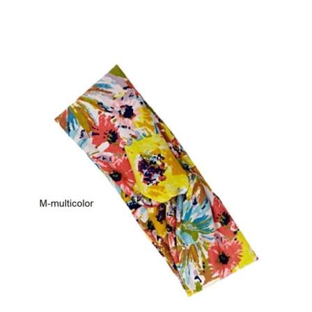 Handsydd Blommig Stretch Hårband (9 färgval) M-Multicolor