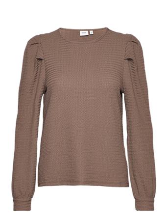 Vimalina O-Neck L/S Top Bf Beige Vila