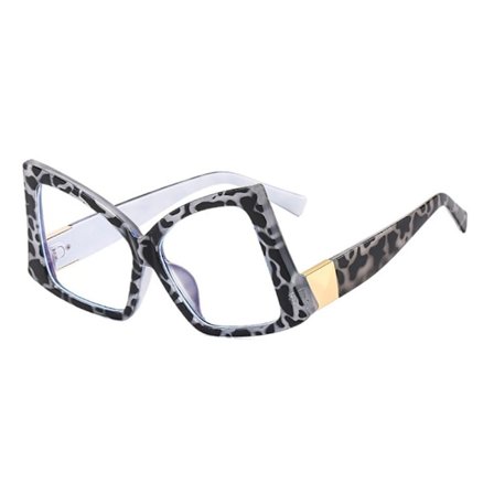 Anti-Blue Light Glasögon Överdimensionerade glasögon GRÅ