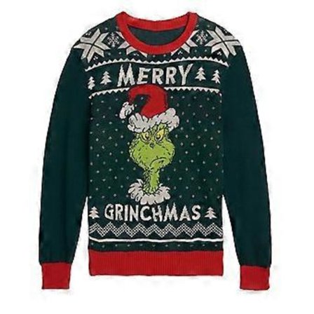 Dr. Seuss Grinchen Genser Merry Grinchmas Morsom Stygg Topp Sweatshirt Julegave (XL stil 3)