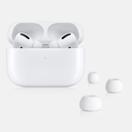 Original Öronkuddar Till Apple AirPods Pro - 3 Olika Strl S/M/L - Passar alla Airpods Pro modeller - Vit