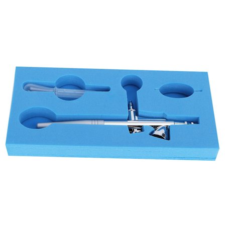 Airbrush Set Keramiskt konstverktyg DIY Sprayfärg Modell Bläckstråle Rak Enkelverkande G-136 Håldiameter 0,3 mm