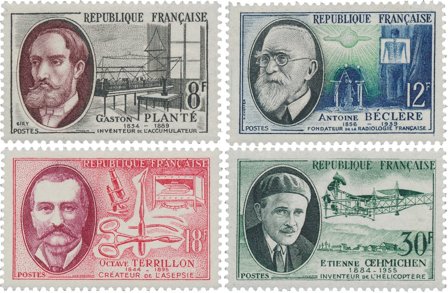 Frankrig 1957 - YT 1095-1098 - Postfrisk