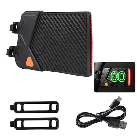 Uppladdningsbar Baklampa för Landsvägscykel Cyklar Bakljus Säkerhetsvarning Bakre Lampa Cyklar Registreringsskylt LED Bakljus