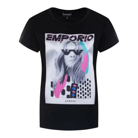 Emporio Armani T-Shirts Sort, Dame