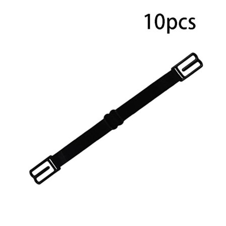 10st BH-band Rygghasphållare SVART