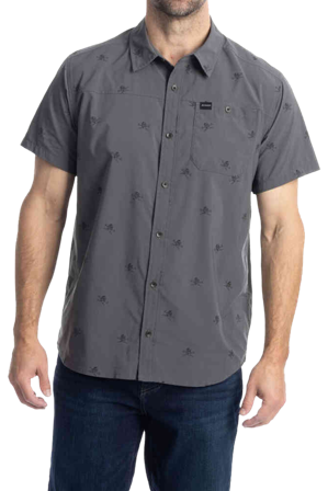 Camicia Klim Petrol Stretch Grigio L