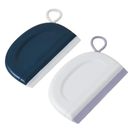 2x Bruseskraber Lille Skraber Bilrude Skraber Mini Fleksibel Silikoneskraber til Brusekabiner Vinduer Glas Badeværelse og Køkkenrengøring