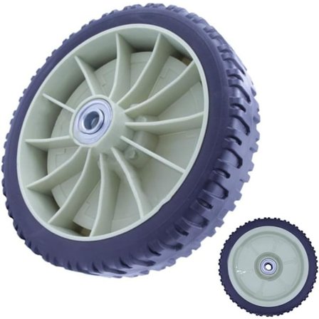 Gressklipperhjul, universelle erstatningshjul kompatible med manuelle gressklippere, diameter 19,5 cm