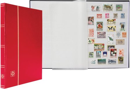 BASIC indstiksbog - A4 - 32 hvide sider - Rød - Leuchtturm