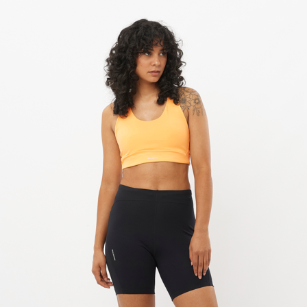 Salomon - Biustonosze Odzież Shkout Core Bra W - Warm Apricot