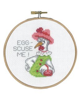 Stickpackung Bild Egg-scuse me