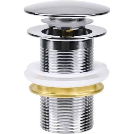 Standard-G 1 1/4 Bundventil uden overløb, Universal Pop-Up Automatisk Afløbsprop